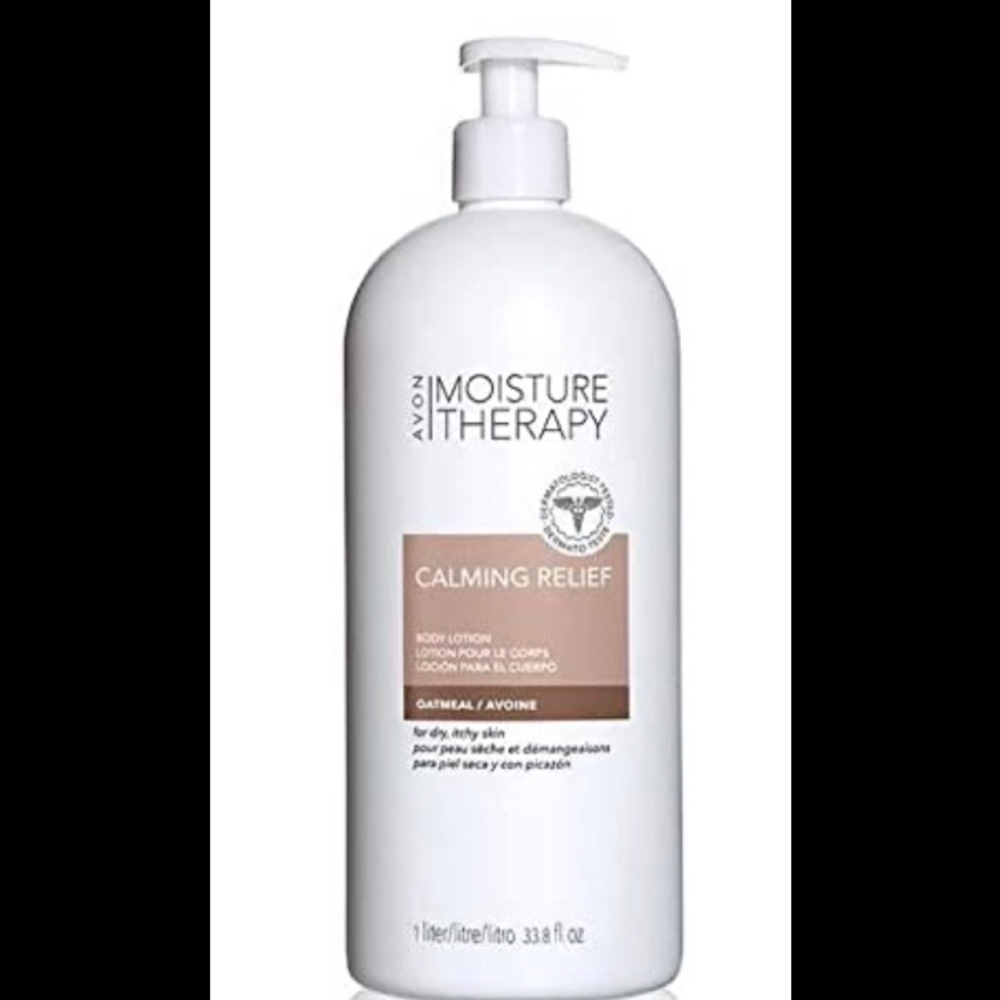 NEW Avon Moisture Therapy Oatmeal 1 Litre Calming Relief Body Lotion